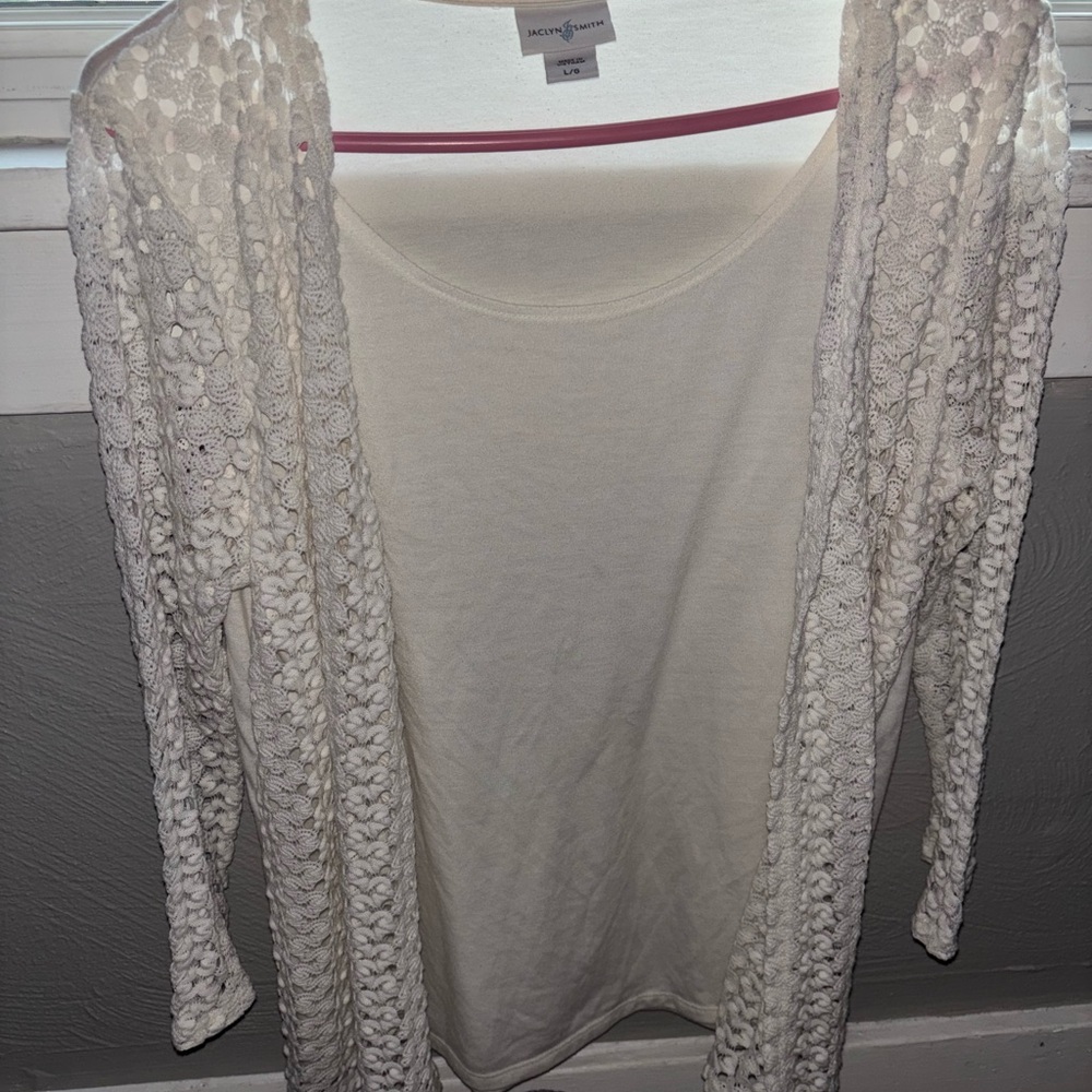 SMITH Cream Knit Top